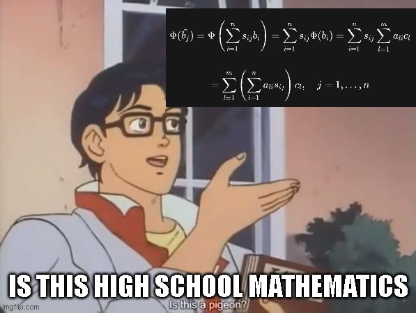 High school mathematics