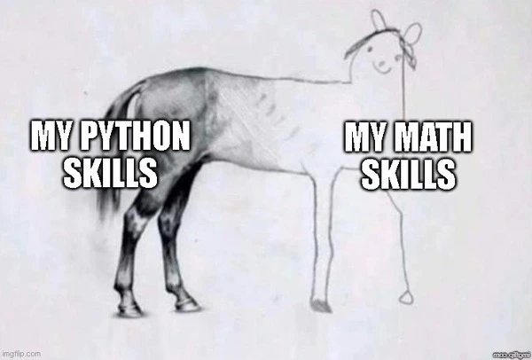 Machine Learning Math Meme